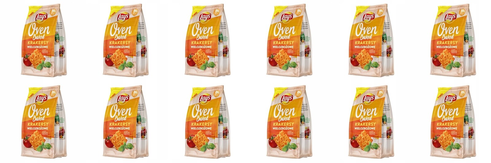 12 x 80 g Lay's Oven Baked rajče s bazalkou Karton
