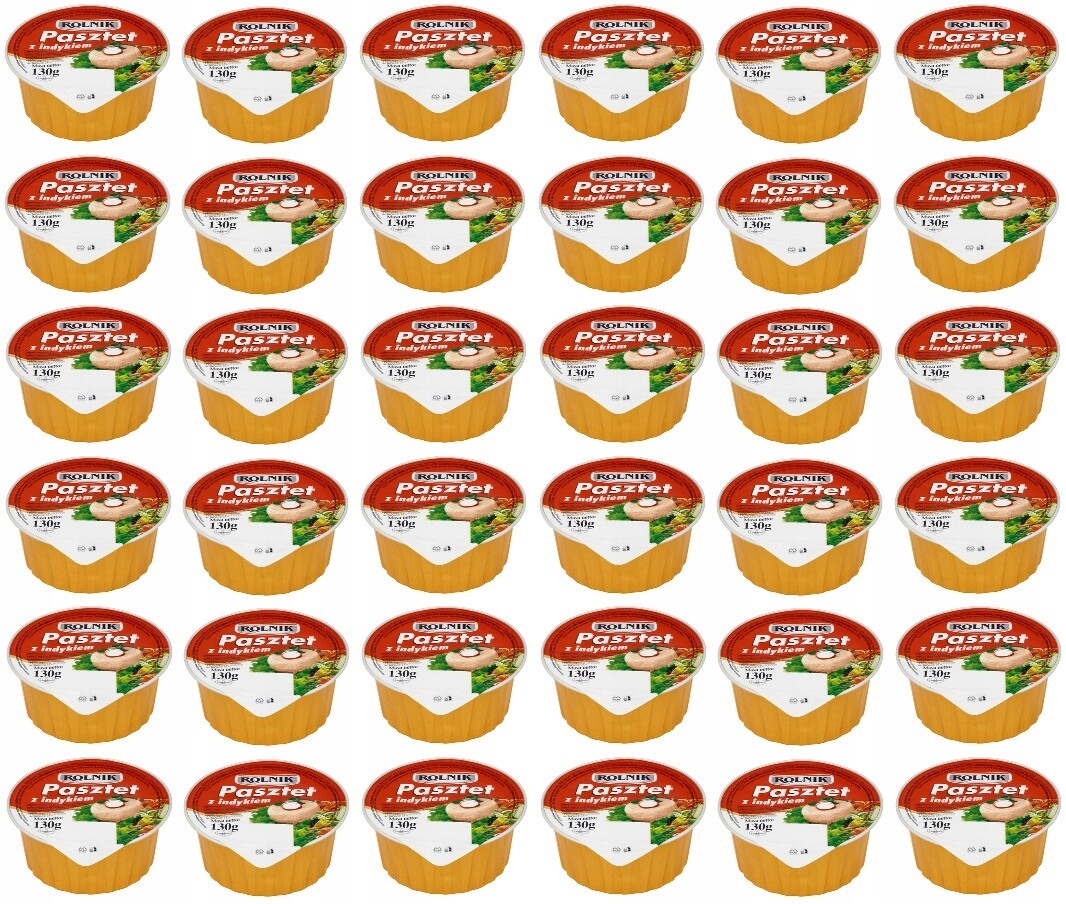 36 x 130 g Rolnik Paštika s krůtím masem Karton