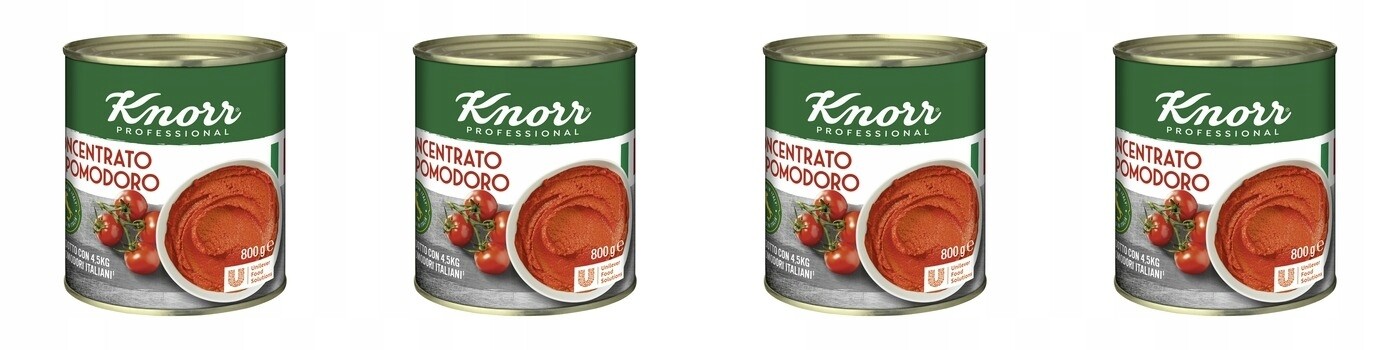 8 x 800 g koncentrátu Knorr Concentrato di pomodoro