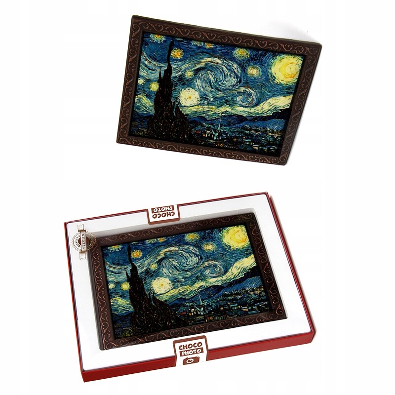 Klasický čokoládový obraz „hvězdná Noc“ Van Gogh