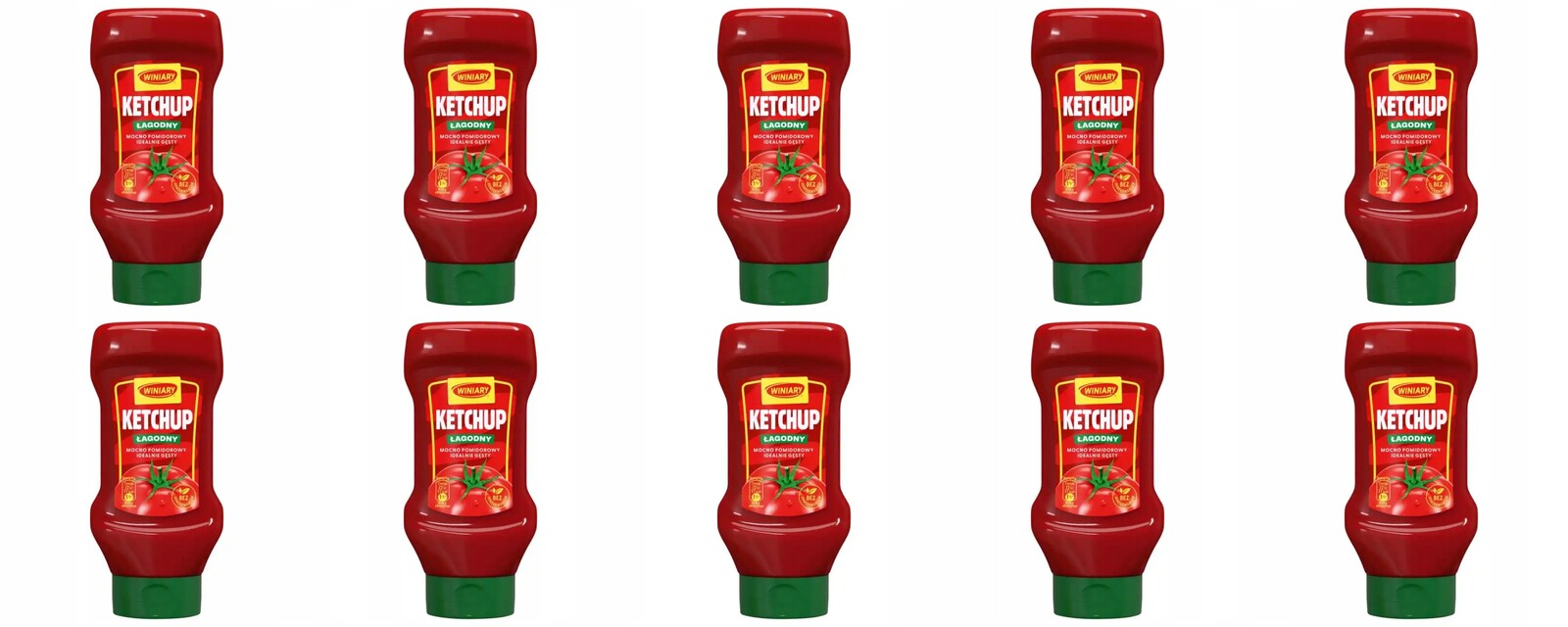 10 x 450 g Winiary Kečup Jemný Karton