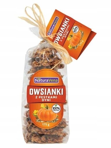 4x Ovesné Sušenky S Dýňovými Semínky 175 g Naturavena
