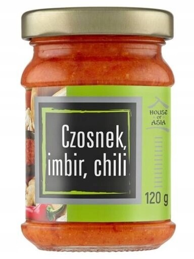 6 x Pasta z česneku, zázvoru a chilli 120 g House of Asia