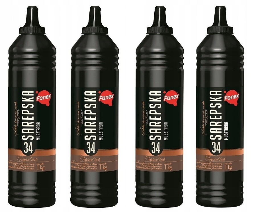 4 x 1000 g Fanex Hořčice Karton