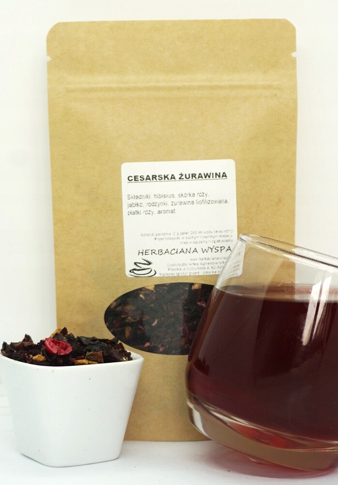 Císařská Brusinky 1 kg čaj ibišek, růžová kůra jablko Vynikající