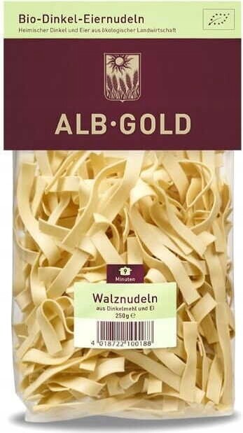 4x Alb-Gold Těstoviny špaldová vaječná stuha Bio 250 g