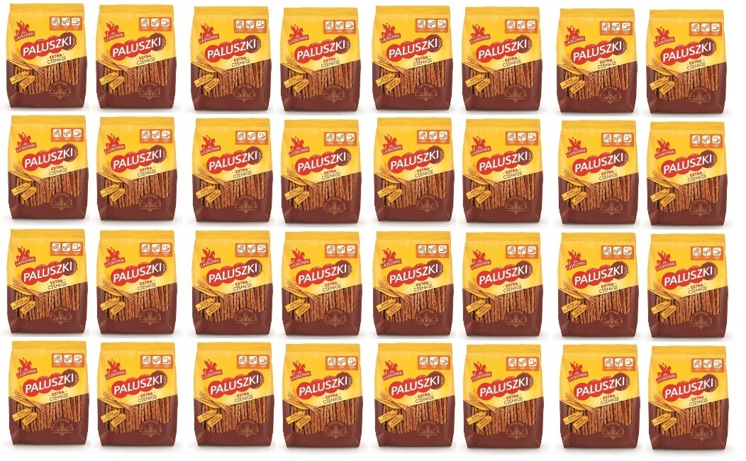 32 x 180 g Lajkonik Tyčinky extra tenká sůl Karto