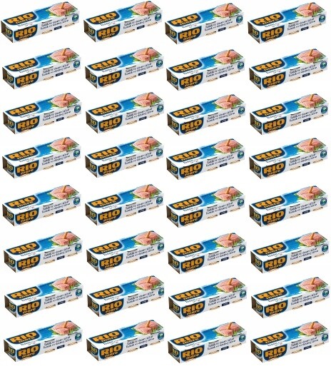 32 x 240 g Rio Mare tuňák ve vlastní šťávě 3x80 g Karton