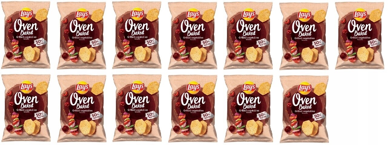 13 x 110 g Lay's Oven Baked Grilled Vegetables Půlka Kartonu