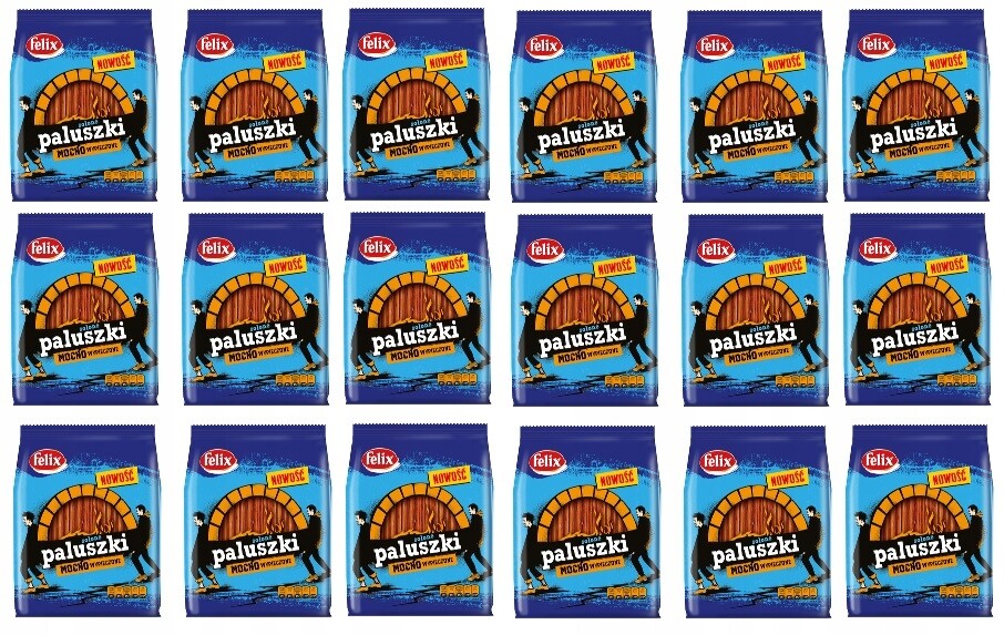 18x 190g Felix Tyčinky solené, silně propečené Kartonové