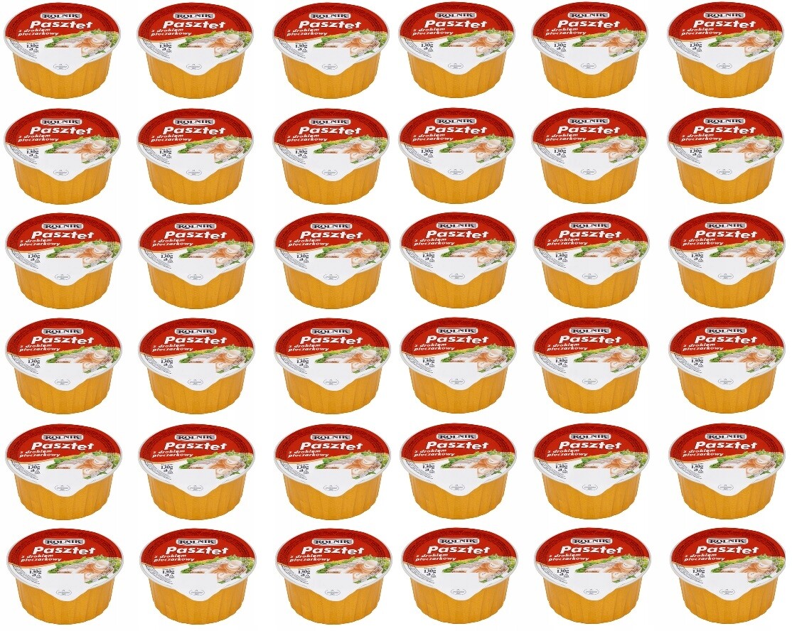 36x 130g Rolnik Paštika s drůbežím žampionem Karton