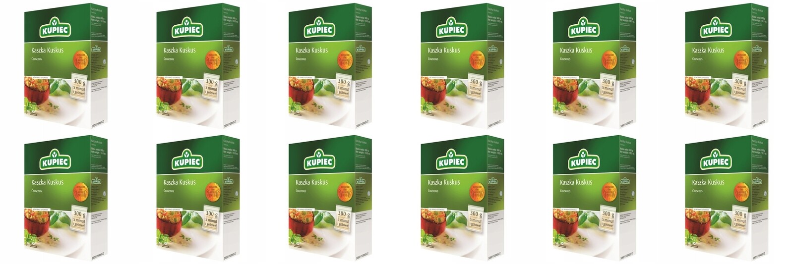 12 x 300 g Kupiec kuskusová kaše