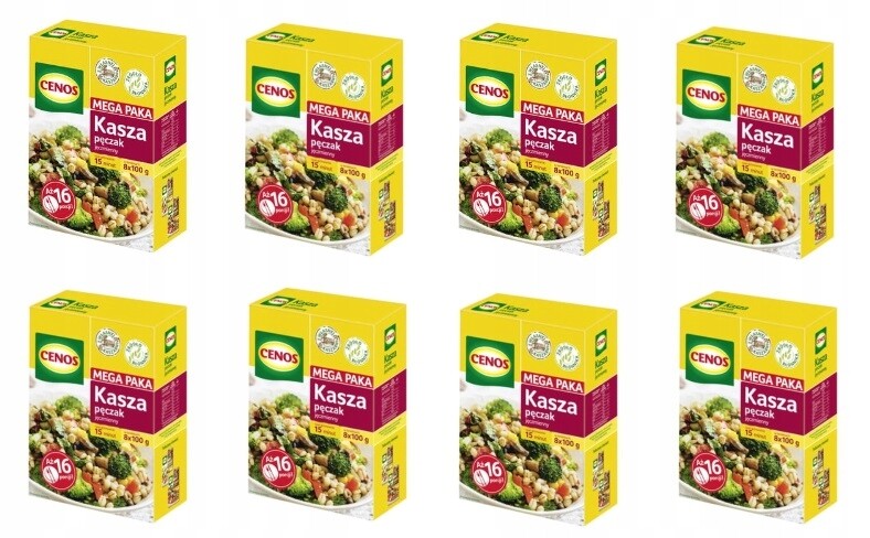 8 x 800 g Cenos kroupová kaše ječmenný Karton