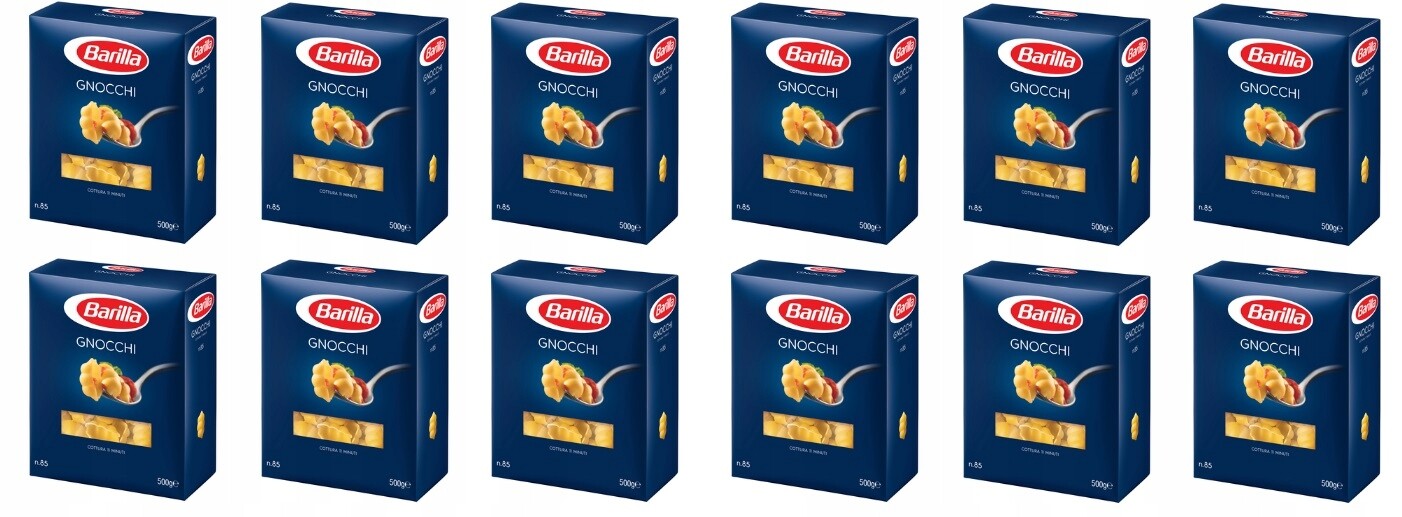 12 x 500 g Barilla Těstoviny Gnocchi Karton