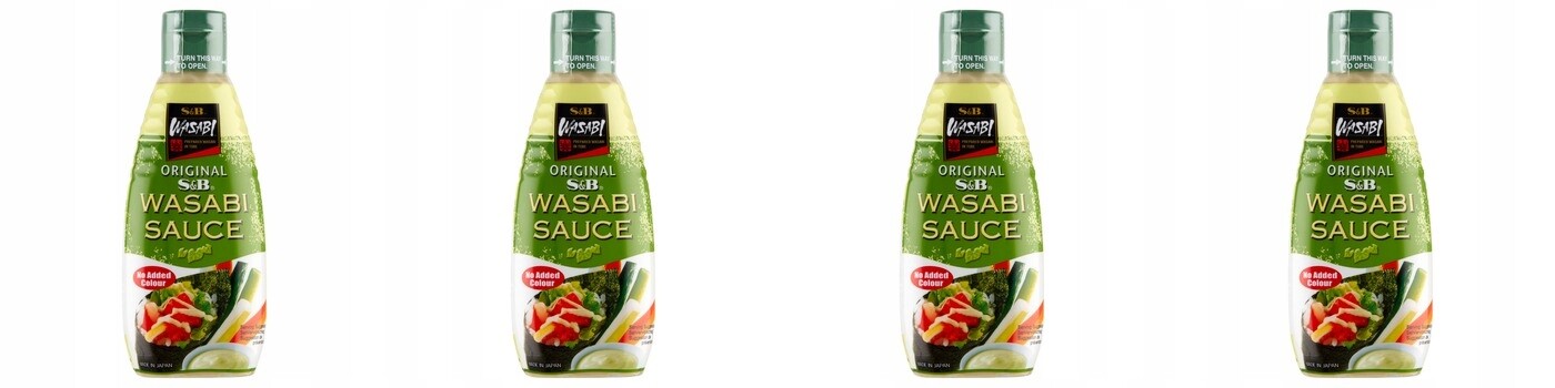 4x 170g S&b omáčka wasabi