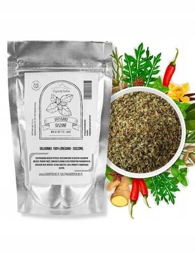 6 x Ogrody Solne Koření sušené oregáno 100 g vysoké kvality