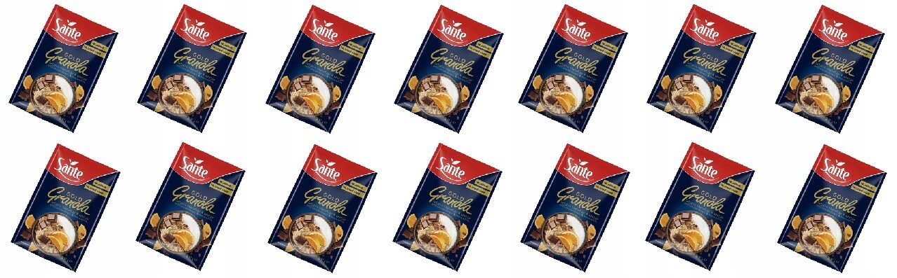 14 x 300 g Sante Gold Granola Čokoláda Belgická Pomeranč Karton