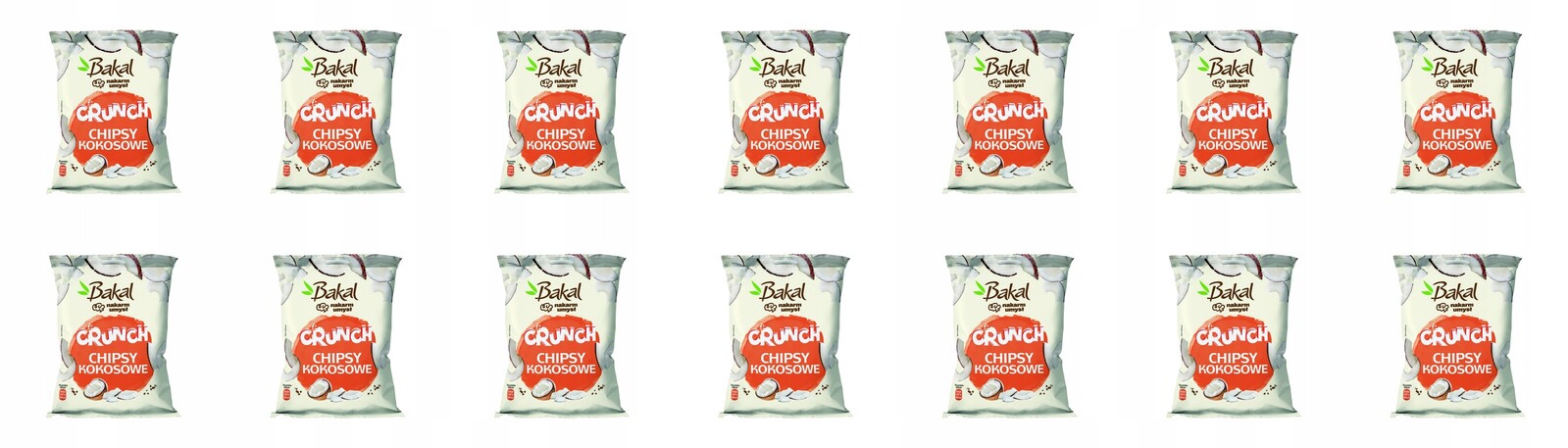 14x 80g Bakal Chipsy kokosové přírodní Karton