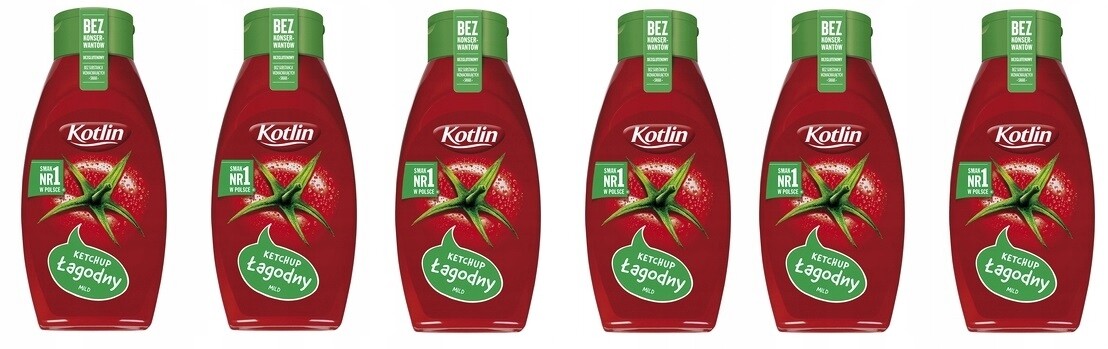6 x 650 g Kotlin Kečup jemný bezlepkový Karton