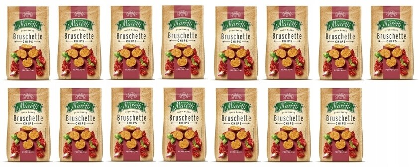 15 x 70 g Maretti Bruschetta Salami feferonky Karton