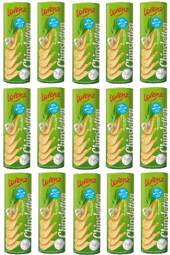 15 x 100 g Lorenz Chipsletten Jarní Cibulka Karton