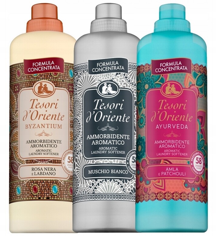 XXL Tesori d`Oriente italský tekutá aviváž oblečení 3 x 1160 ml
