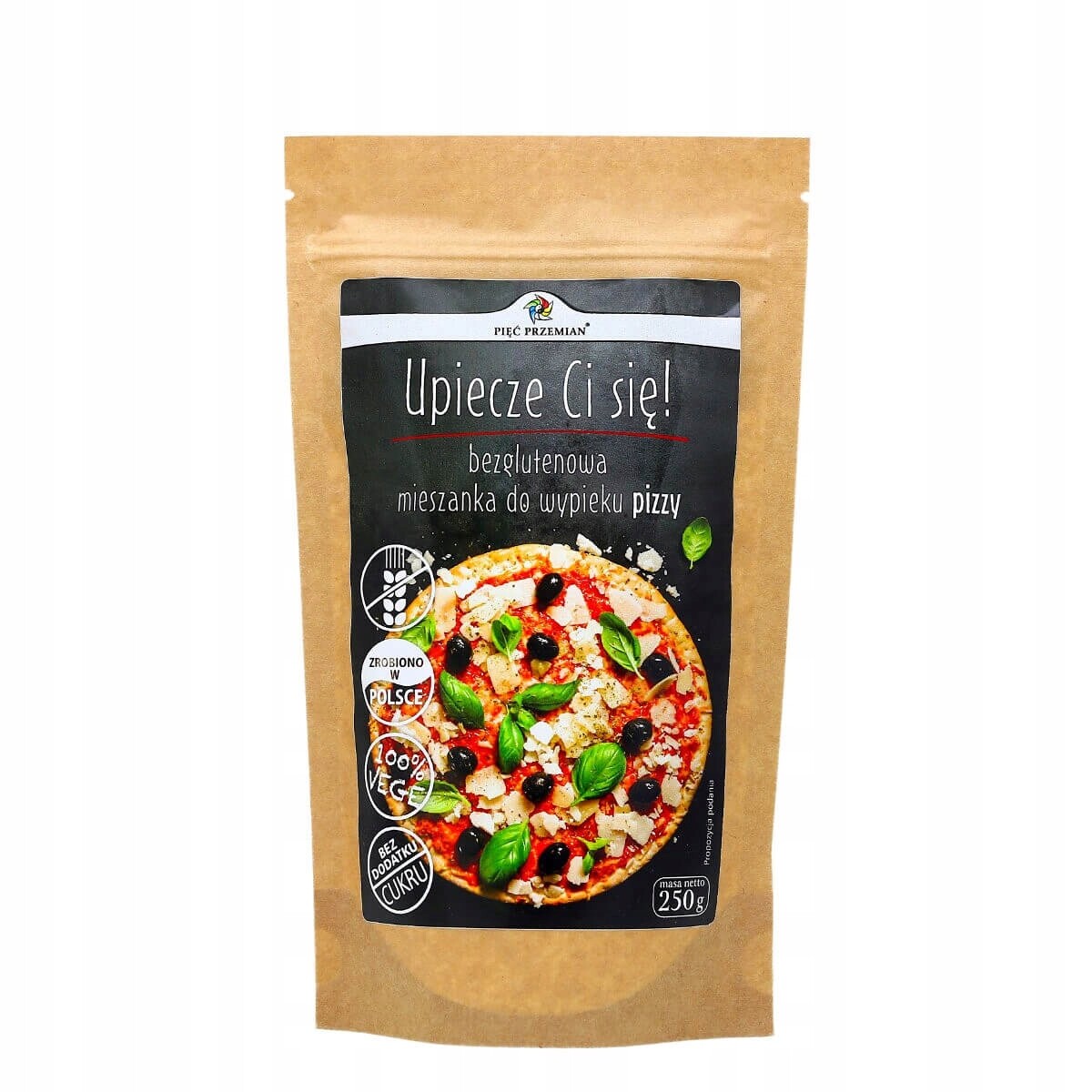 4x Pięć Przemian Směs na pečení pizzy bezlepková 250 g