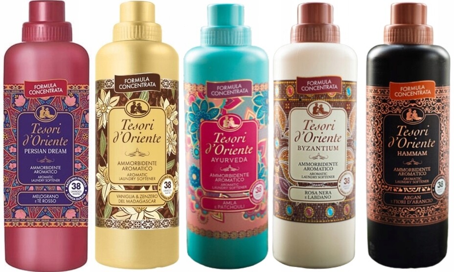 Tesori d'Oriente Sada 5 ks italských tekutá aviváž 760 ml Pvabh