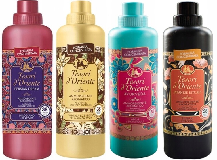 Tesori d'Oriente Sada 4 krásných aviváží 760 ml Pvaj