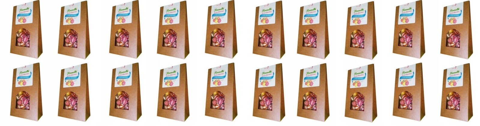 20 x 120 g Karwit Karamelky bez cukru ovocné Karton