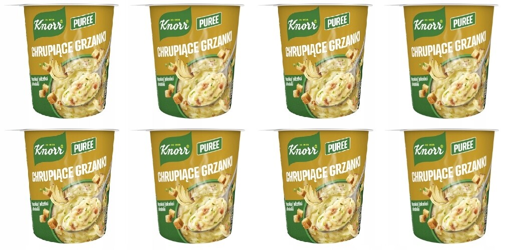 8 x 56 g Knorr Pokrm Pyré bramborový s cibulkou a topinkami Karton