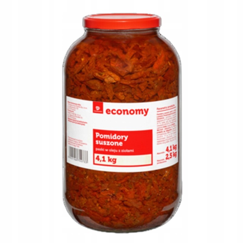 Tge Rajčata sušená v olivovém oleji s bylinkami 4,1 kg polská kvalita