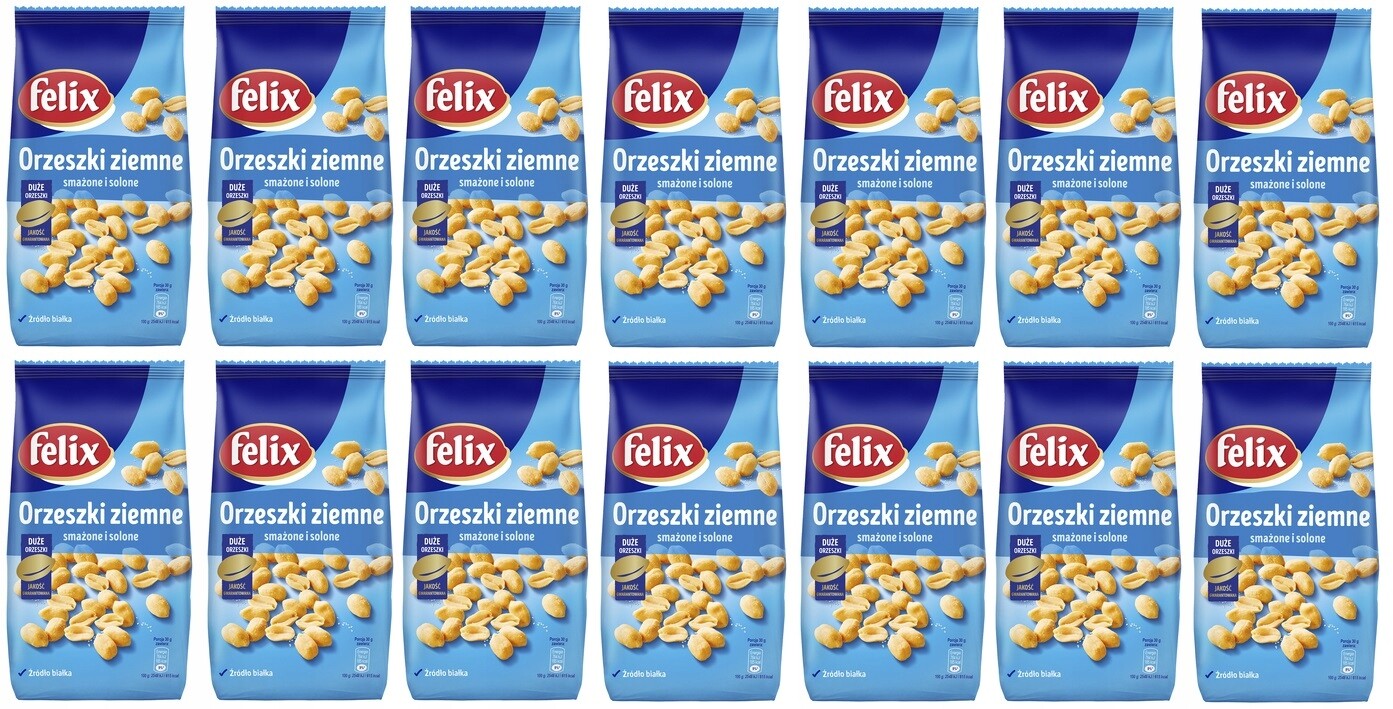 14 x 240 g Felix Pražené arašídy Karton