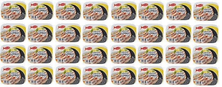 32 x 110 g Graal šprot poduzený v oleji winter Karton