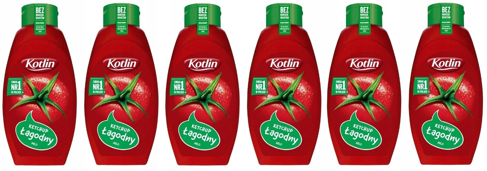 6 x 950 g Kotlin Kečup jemný bezlepkový Karton