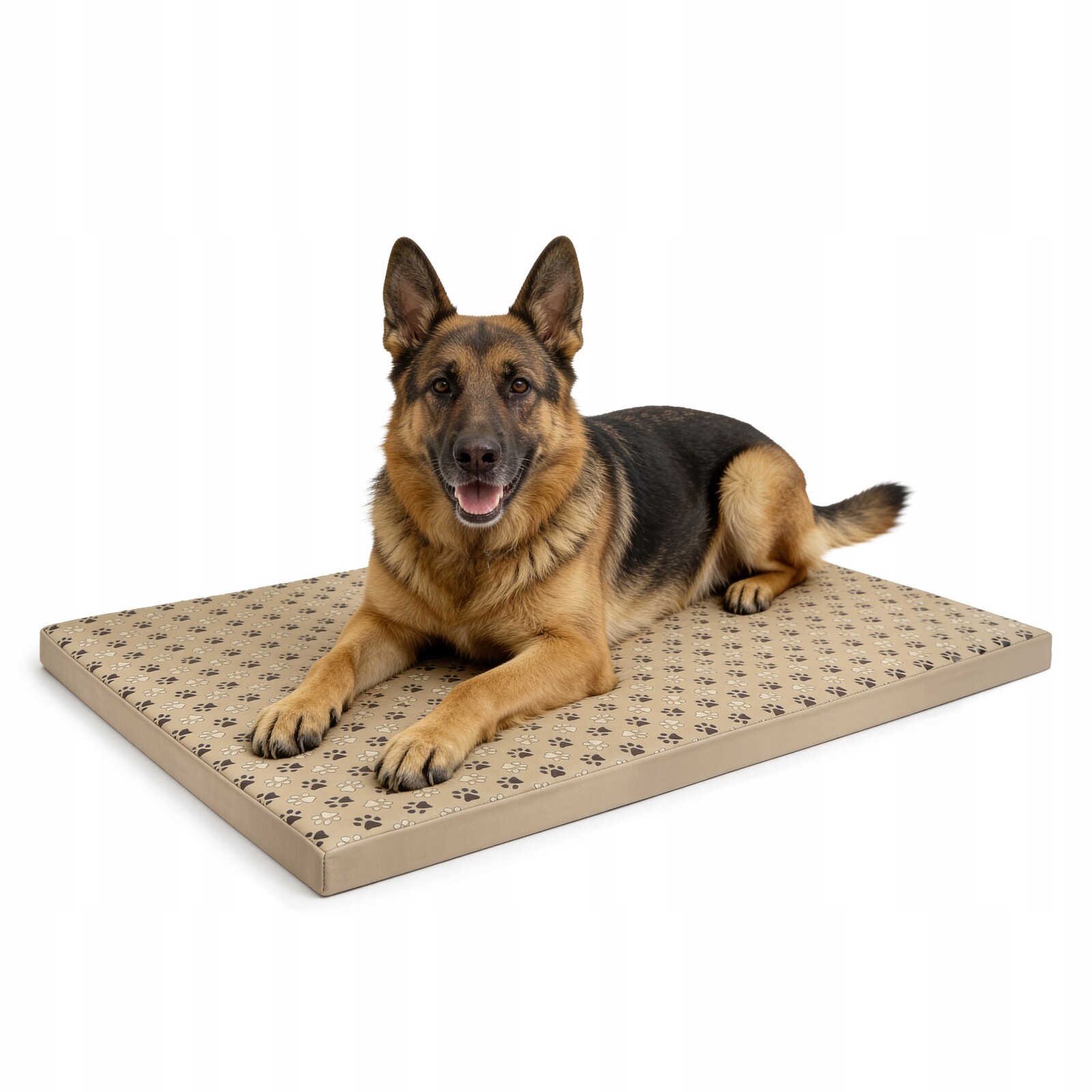 Voděodolná Podložka Pelíšek Matrace Protiskluzová Pro Psa Kočku 100 x 70 cm Béžová