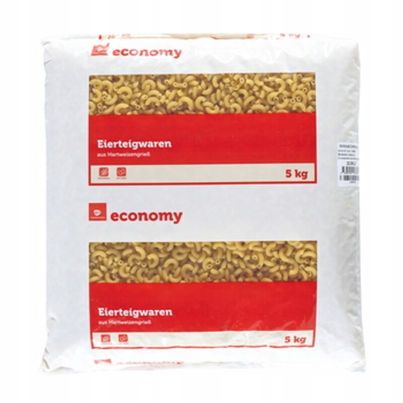 Tg Economy Těstoviny vaječné koleno z tvrdé pšenice 5 kg