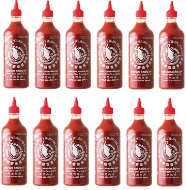 12 x 730 g Flying Goose Omáčka chilli sriracha (70% chilli) Karton