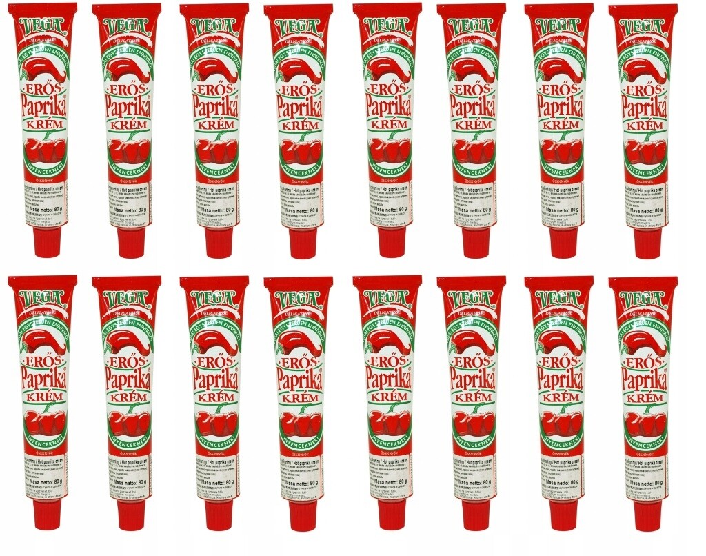 16x 80g Rolnik Pikantní paprikový krém maďarská pasta Karton