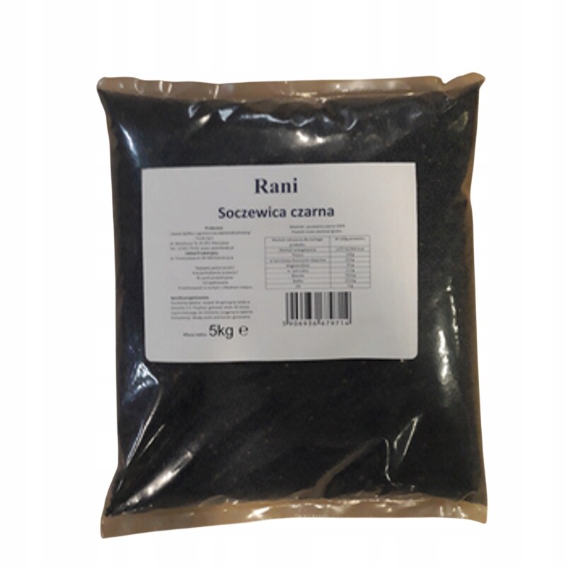 1x 5 kg Rani Čočka Černá