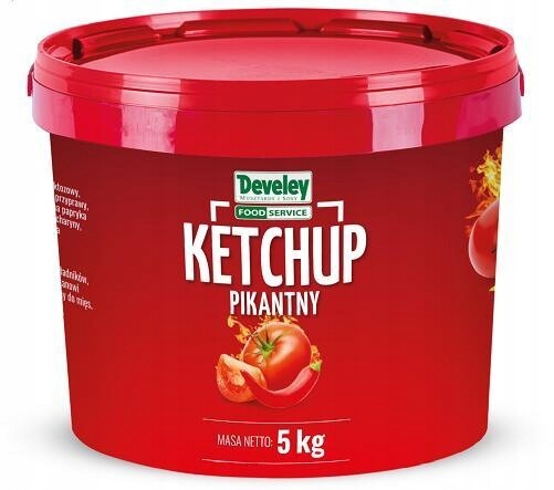 1 x 5 kg Develey Pikantní kečup