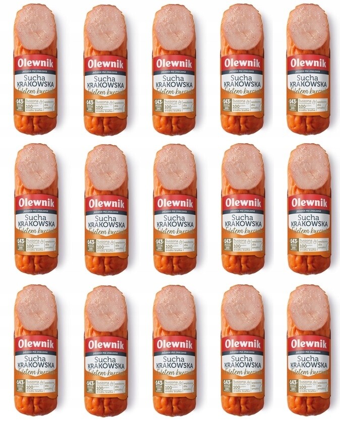 15 x 255 g Olewnik Suchá krakovská s kuřecím filetem Karton