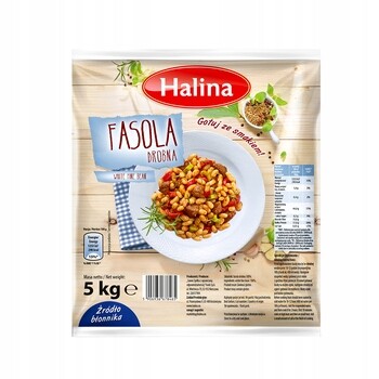 1x 5 kg Halina Fazole jemná bílá