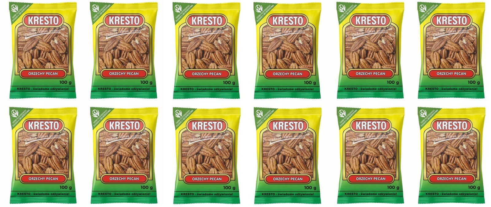 12 x 100 g Kresto Pekanové ořechy Karton