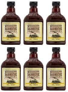 6 x 510 g Mississippi omáčka bbq originální balení