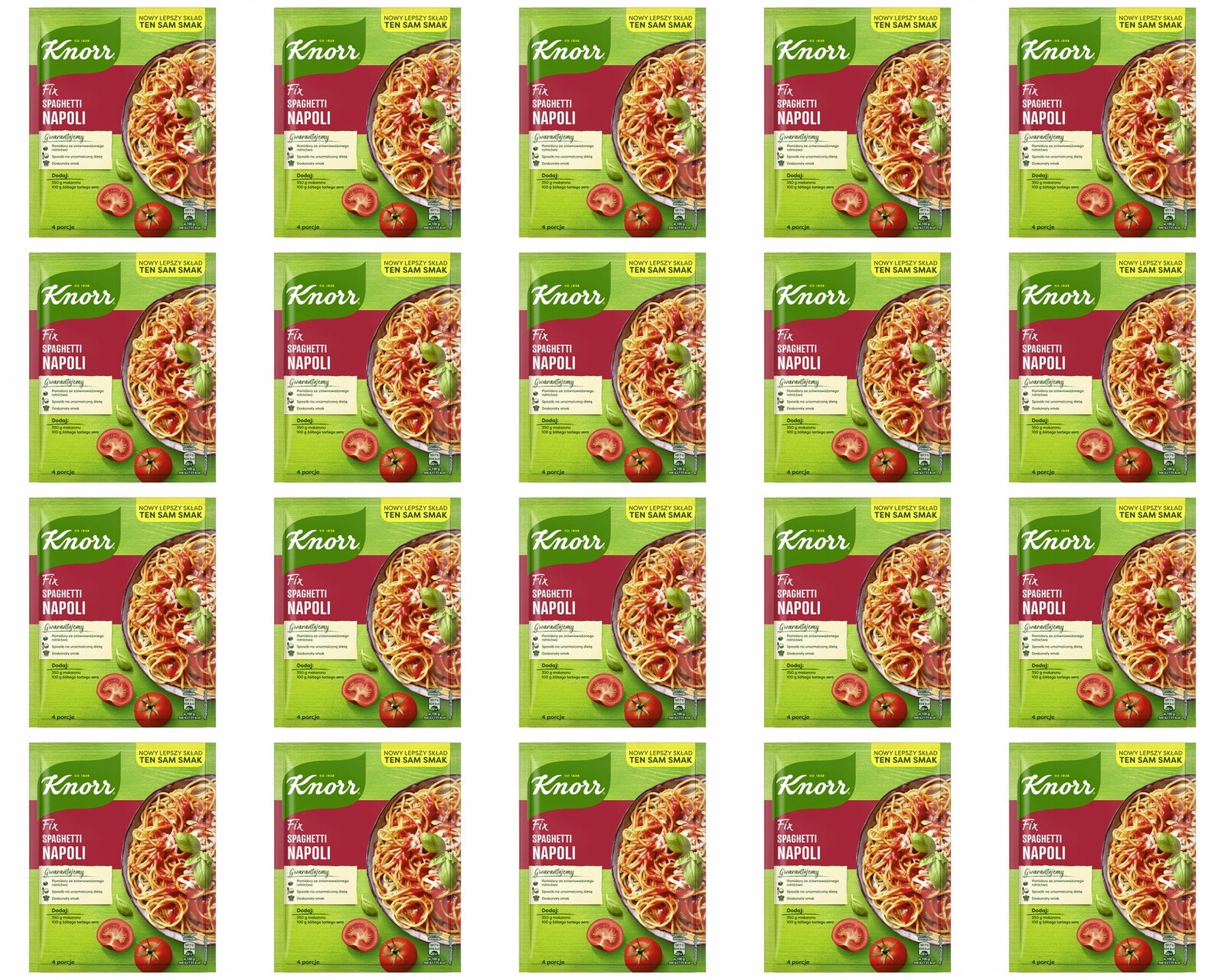 20 x 45 g Knorr Fix Spaghetti Napoli Karton