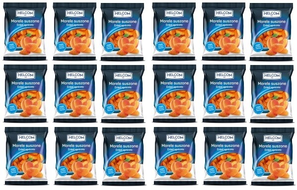 18 x 150 g Helcom Sušené meruňky Karton