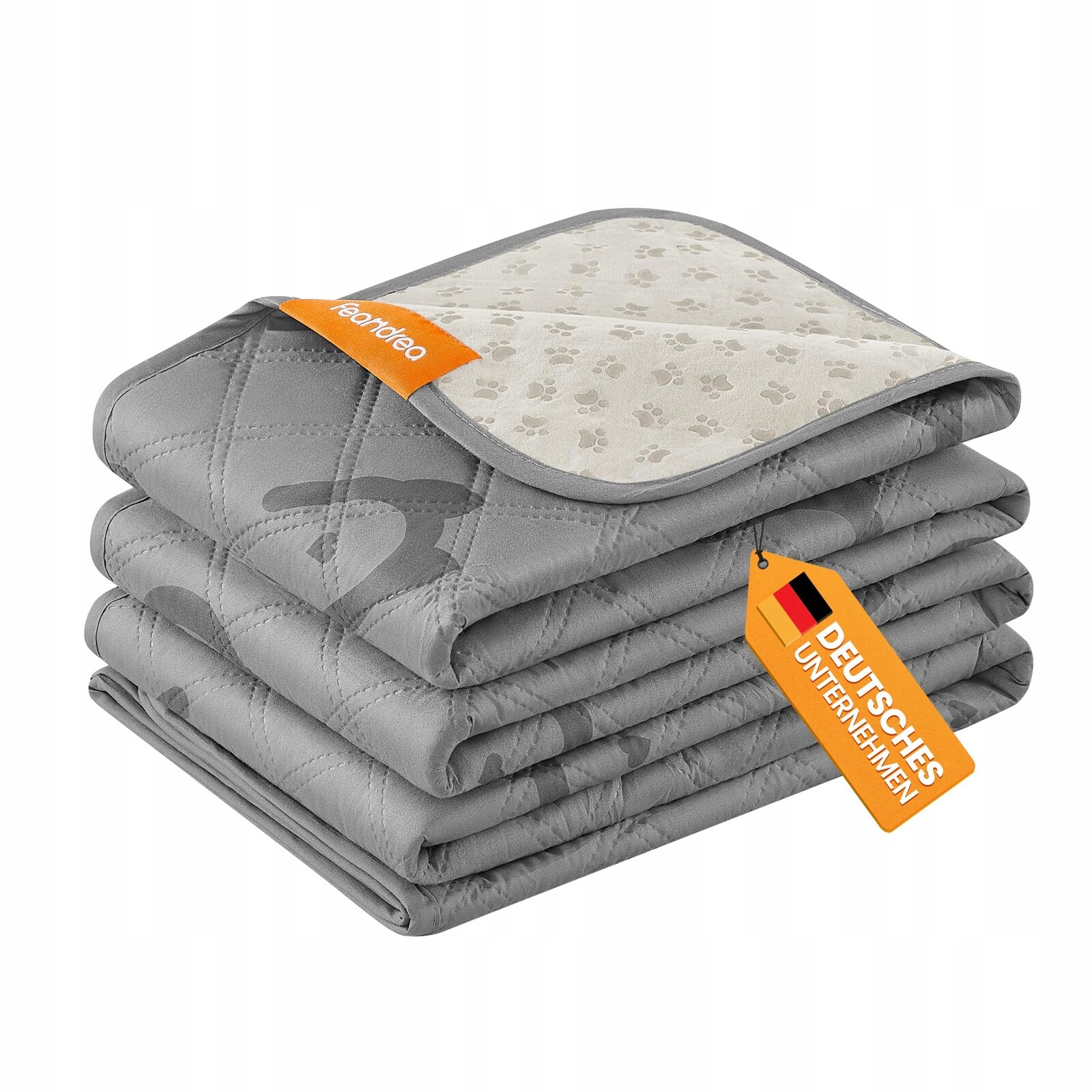 Feandrea Voděodolná podložka pro psa 208 x 173 cm Pohovka Auto Protiskluzová Šedá