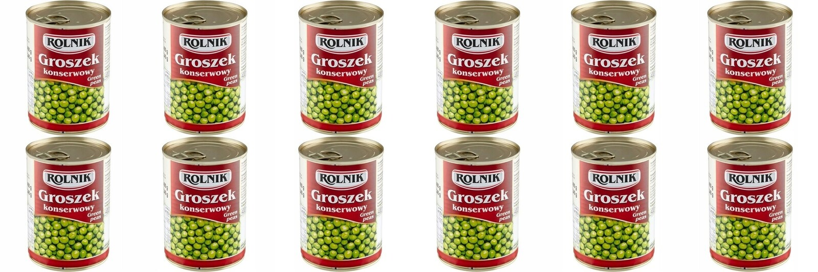 12 x 400 g Rolnik Konzervovaný hrášek Svařovací