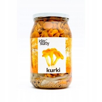 Marinované kohoutky celé 800 g Leśne Skarby pasterizovaný výrobek